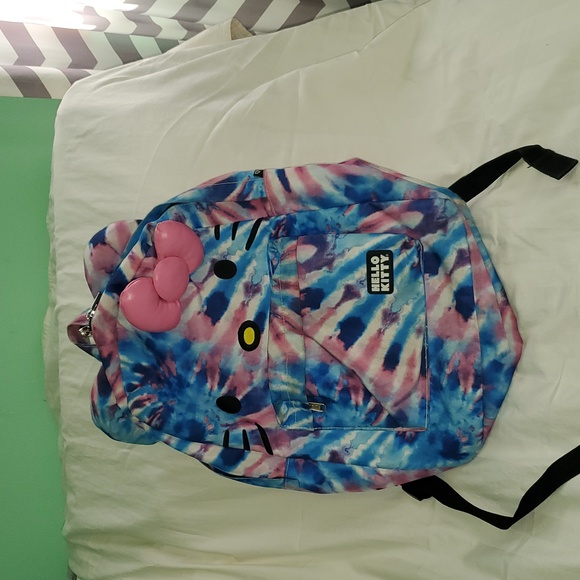 Hello Kitty Tie Dye Loungefly Backpack - Picture 2 of 16